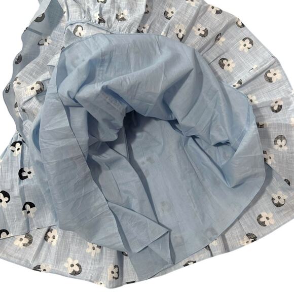 NWT Kate Spade Bphemian Midi Dress - Medium - Light Blue Print - 3/4 Sleeves - Picture 13 of 13